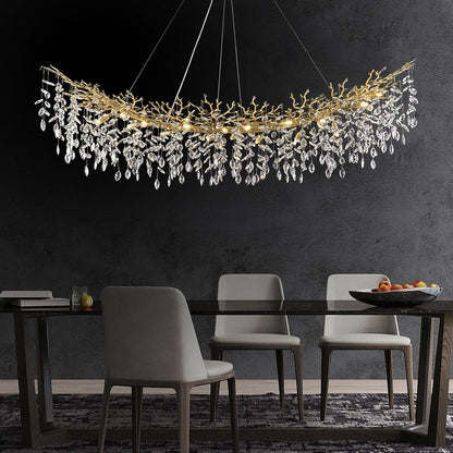 Solara Rectangular Tree Branch Chandelier 55" 72" Tree Branch