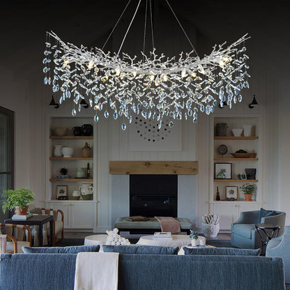 Solara Rectangular Tree Branch Chandelier 55" 72" Tree Branch