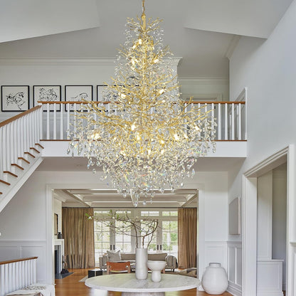 Solara Round Tree Branch Chandelier 47"
