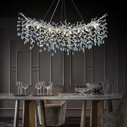 Solara Rectangular Tree Branch Chandelier 55" 72" Tree Branch