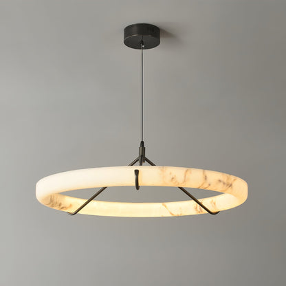 Alabaster Ring Pendant Lamp