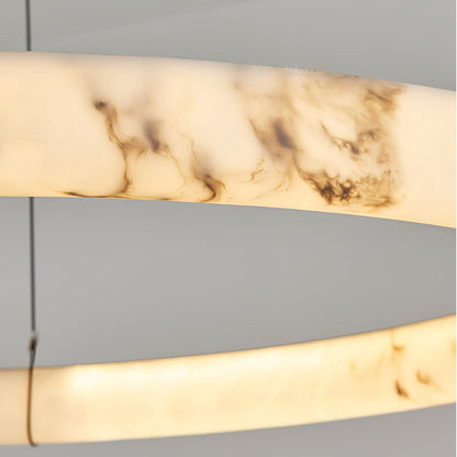 Alabaster Ring Pendant Lamp