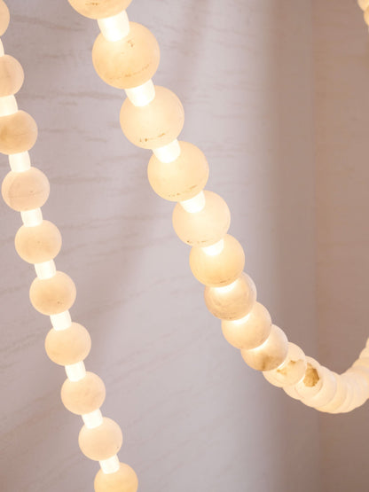 Alabaster Pearl Necklace Chandelier