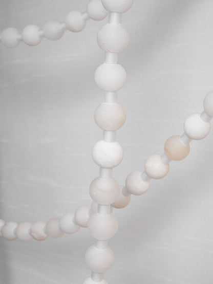 Alabaster Pearl Necklace Chandelier