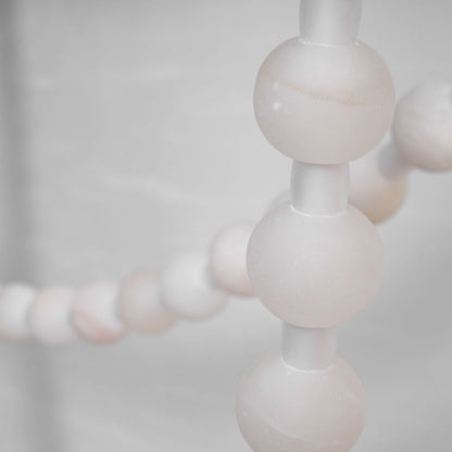 Alabaster Pearl Necklace Chandelier