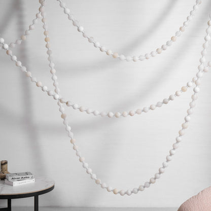 Alabaster Pearl Necklace Chandelier