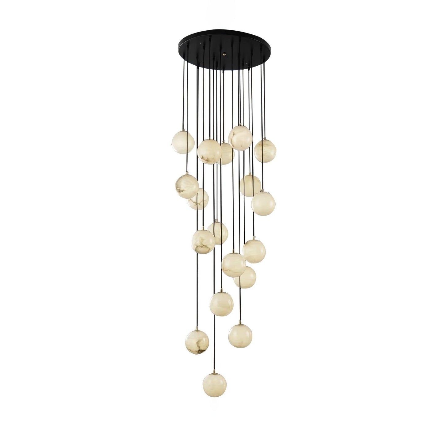 Balls Alabaster Cluster Chandelier