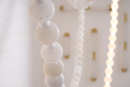 Alabaster Pearl Necklace Chandelier