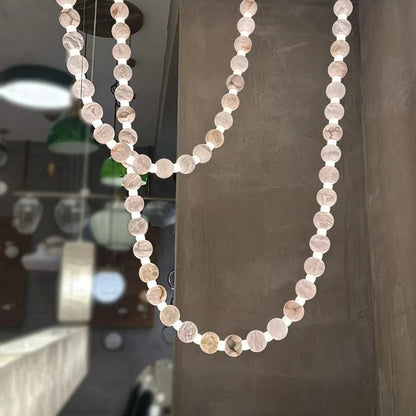 Alabaster Pearl Necklace Chandelier