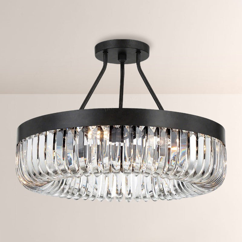 Alice 1-Tier 8-Light Round chandelier 23"