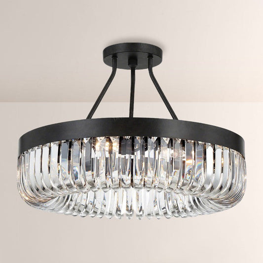 Alice 1-Tier 8-Light Round chandelier 23"