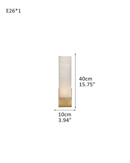 8 Lights Elegance Linear Convet Alabaster Chandelier