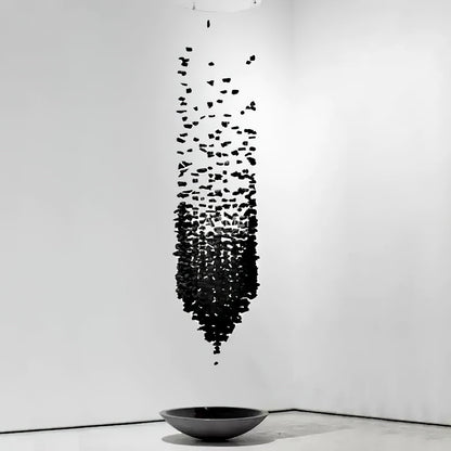 Charcoal Shape O Chandelier