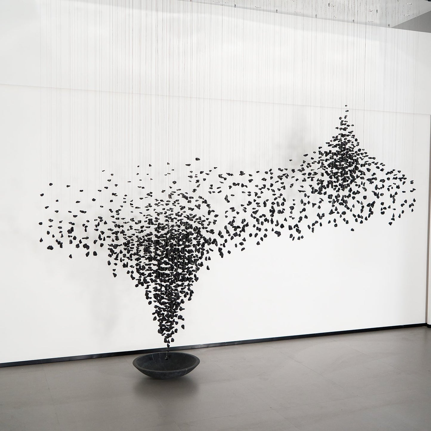 Charcoal Shape Hourglass Chandelier