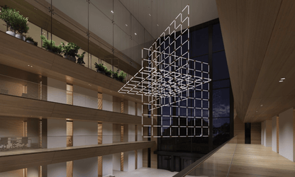 Crystal Grid Customize Chandelier