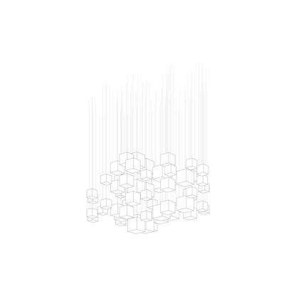 Crystal Pixels Customize Chandelier