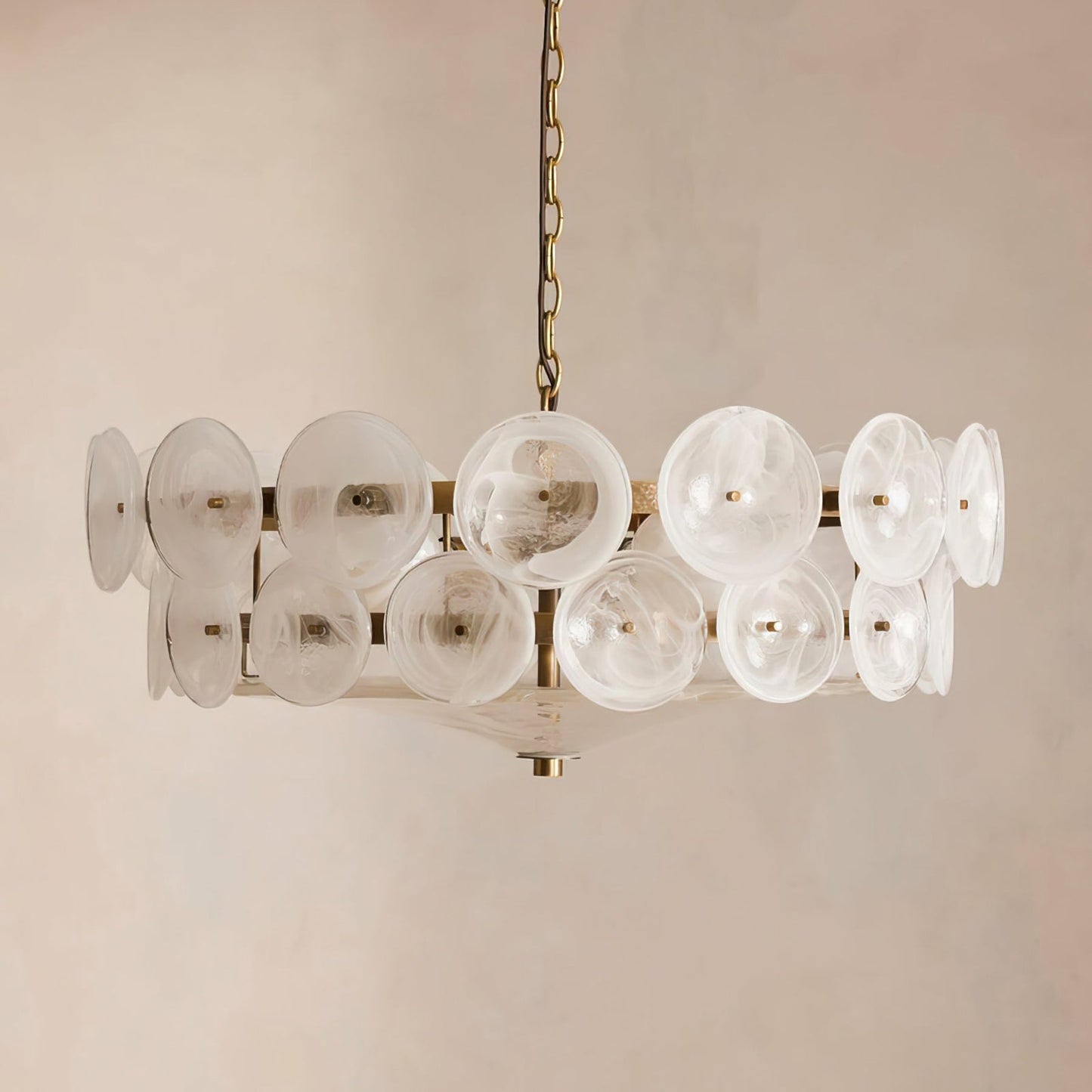 Disc Murano Chandelier