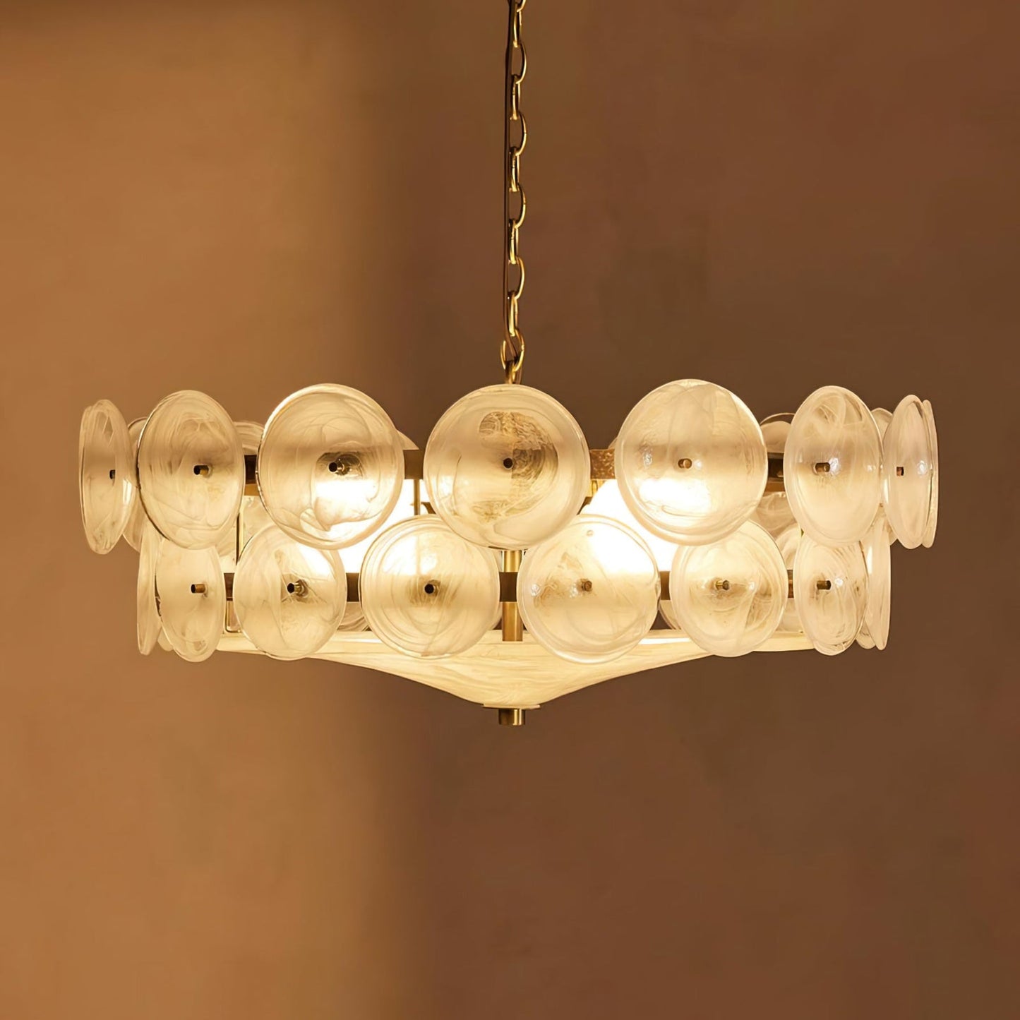 Disc Murano Chandelier