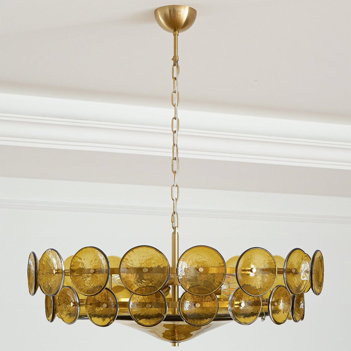 Disc Murano Chandelier