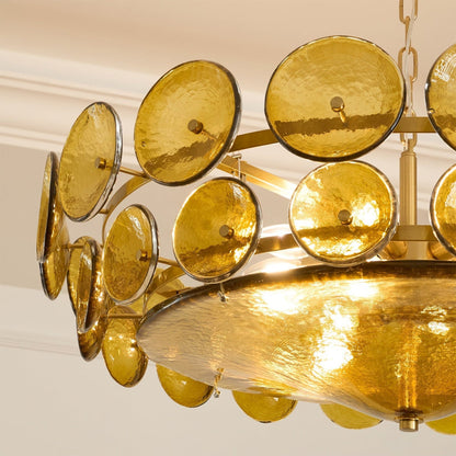 Disc Murano Chandelier