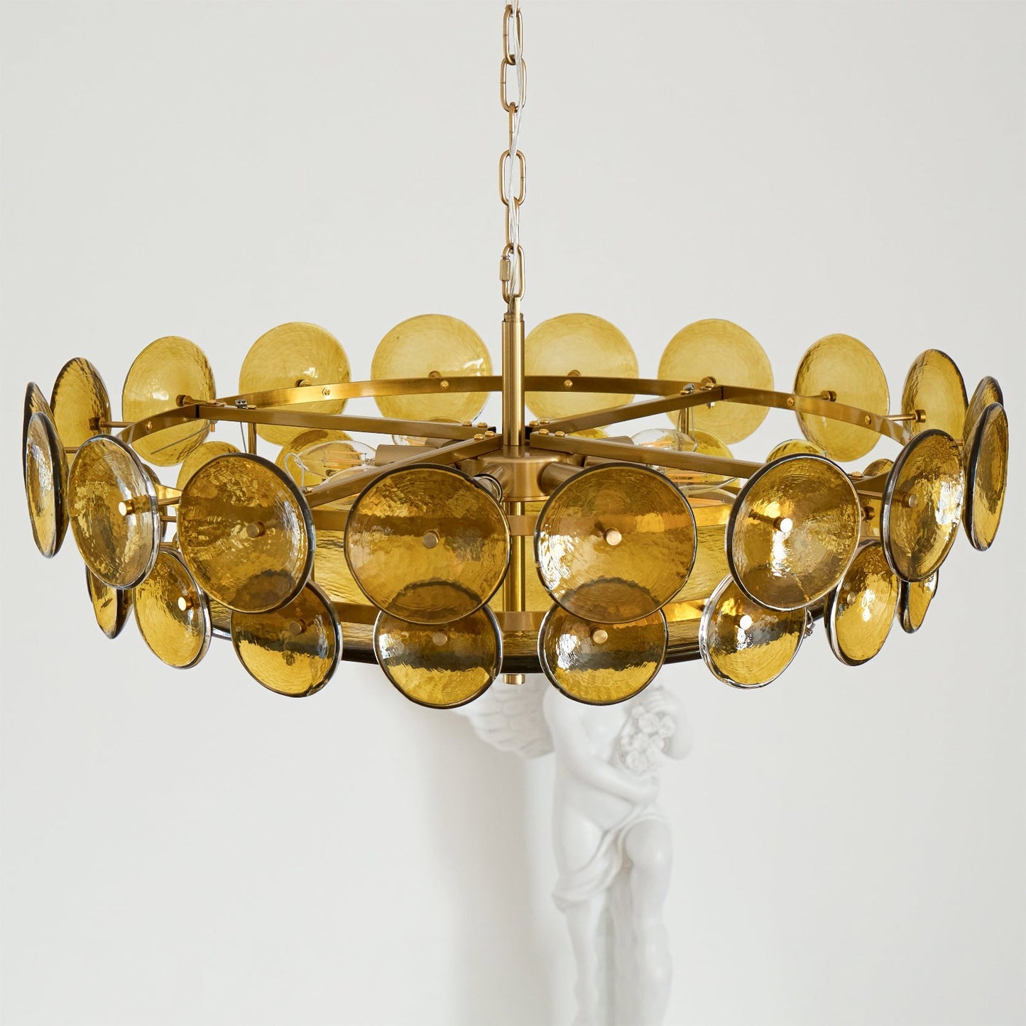Disc Murano Chandelier