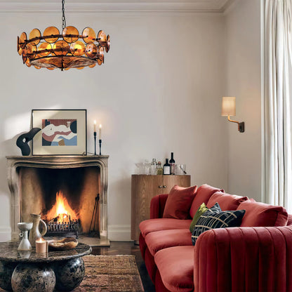 Disc Murano Chandelier