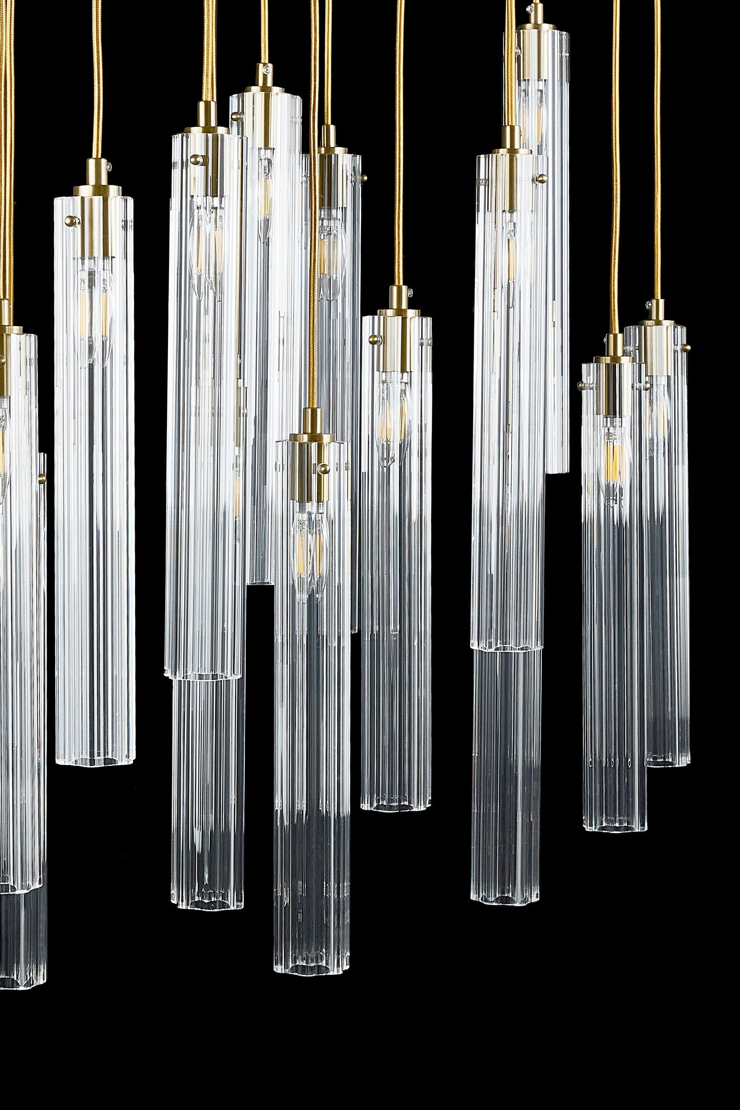 Edeen Multi Spot Glass Chandelier