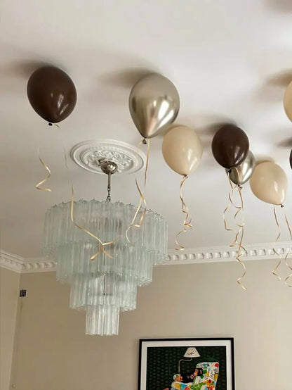 Muraano Transparent Chandelier 78 tubes