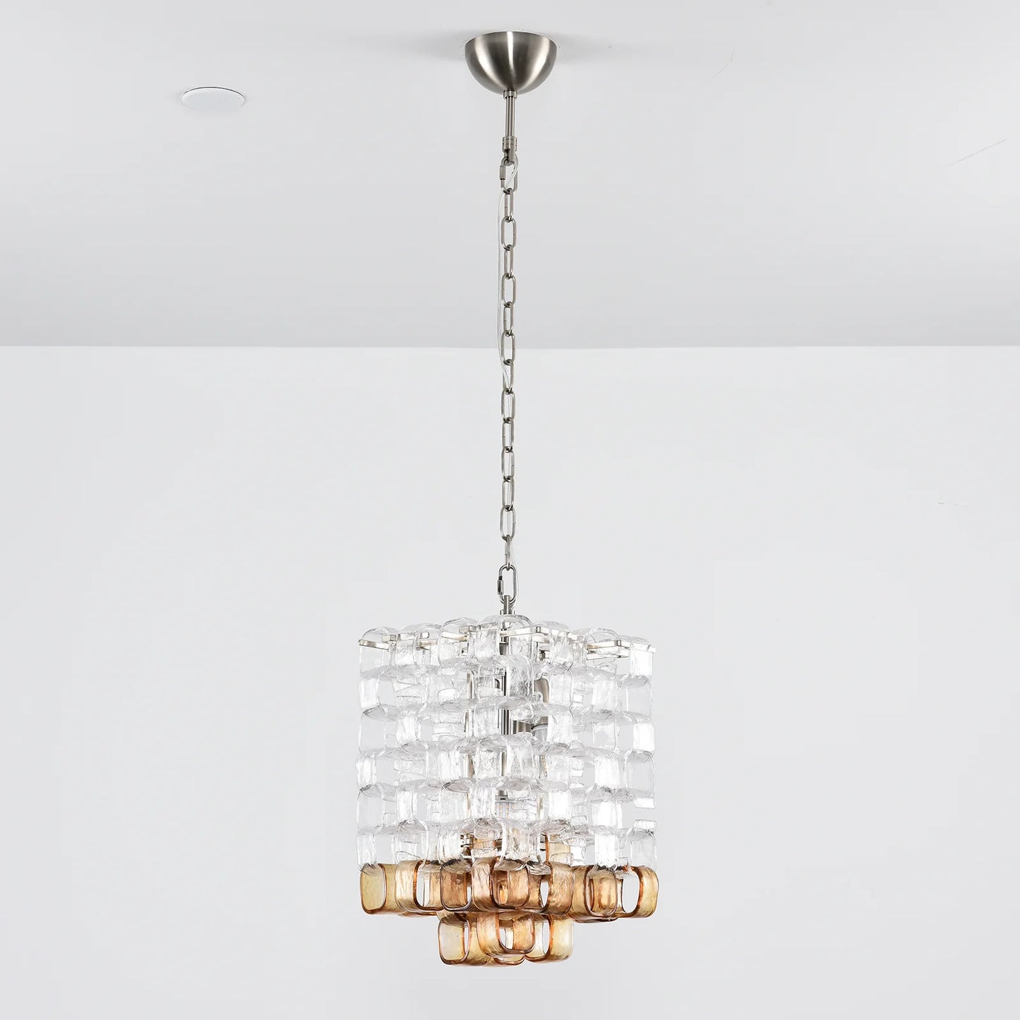 Ice Cube Glass Murano Chandelier