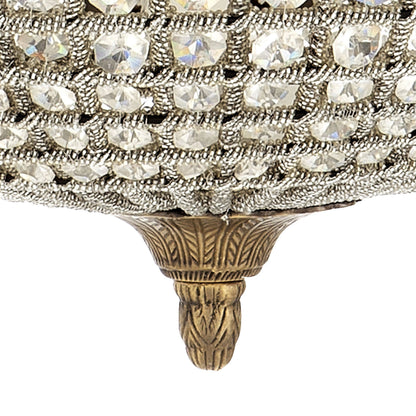 Kasbah Oval M Modern Brass Chandelier