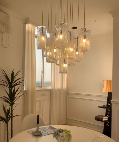 Luminous Waves Chandelier by Aurorae Lighting