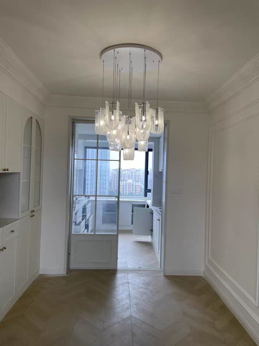 Luminous Waves Chandelier by Aurorae Lighting