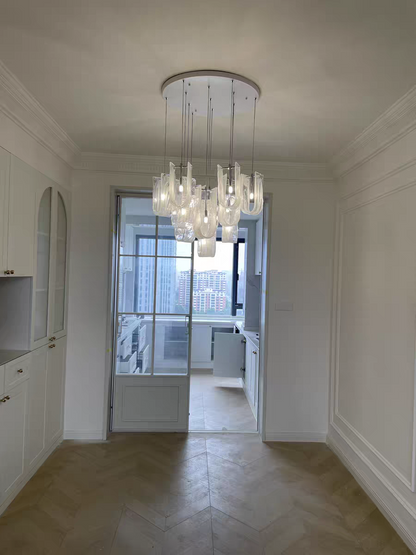 Luminous Waves Chandelier by Aurorae Lighting
