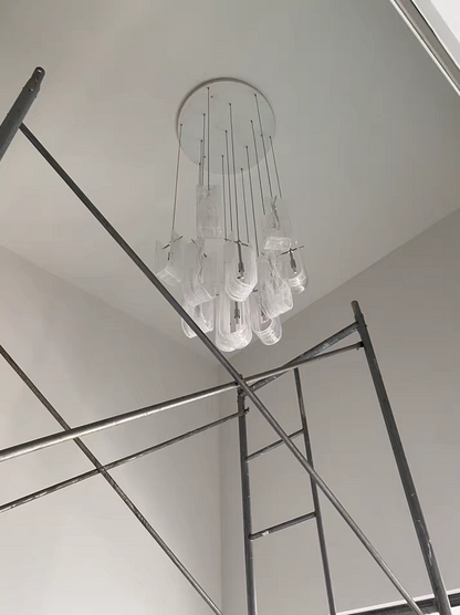 Luminous Waves Chandelier by Aurorae Lighting