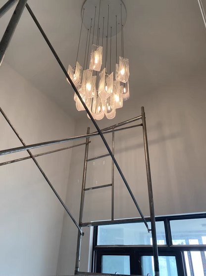 Luminous Waves Chandelier by Aurorae Lighting