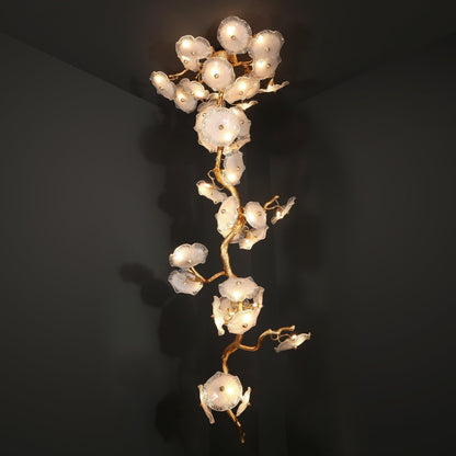 Modern Luxury Branch Chandelier For Staircase
