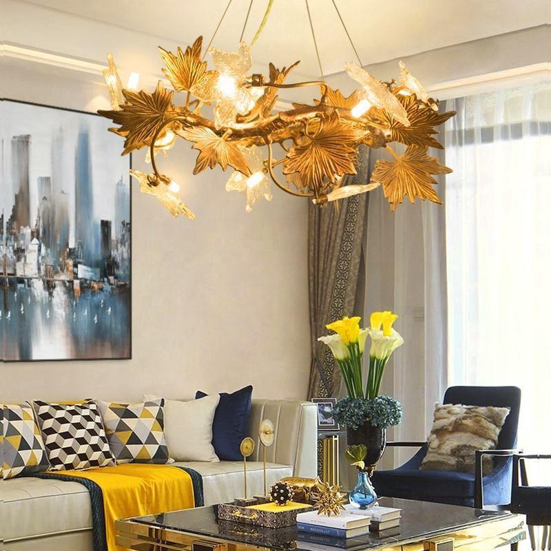 Mapple Leaf Branch Chandelier