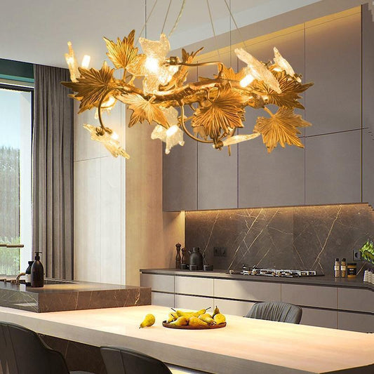 Mapple Leaf Branch Chandelier