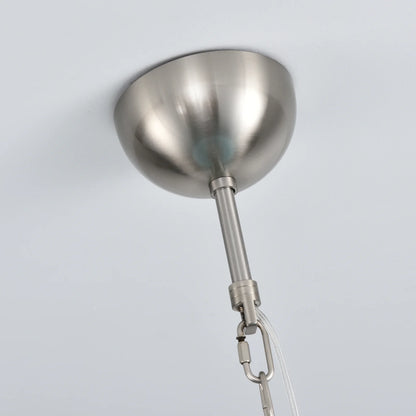Murano Blue Glass Tubes Chandelier