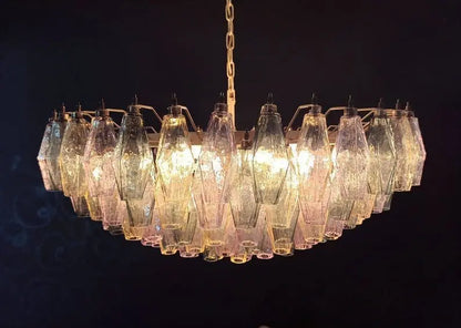 Muraano Poliedri Multi Chandelier 185 glass