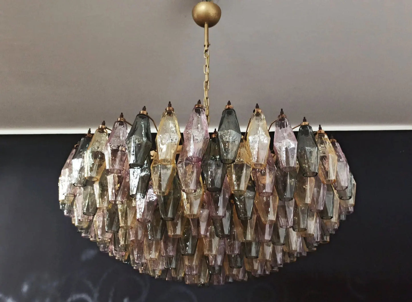 Muraano Poliedri Multi Chandelier 185 glass