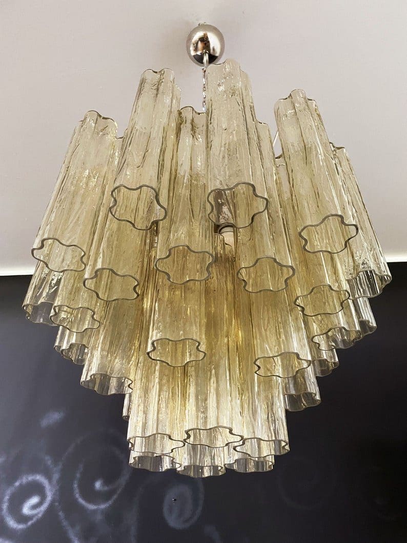 Muraano Yellow Chandelier 36 tubes