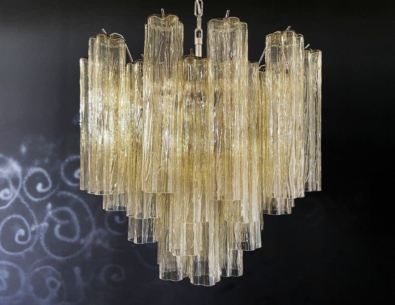 Muraano Yellow Chandelier 36 tubes