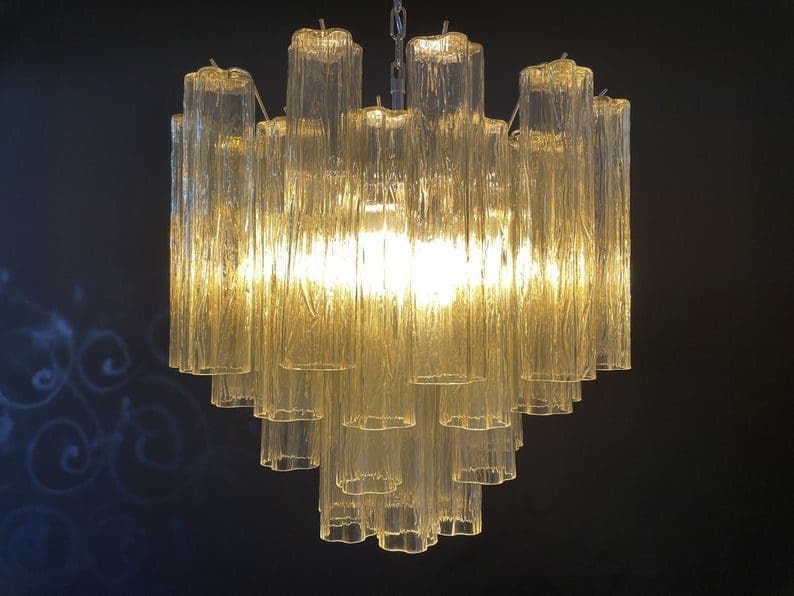 Muraano Yellow Chandelier 36 tubes
