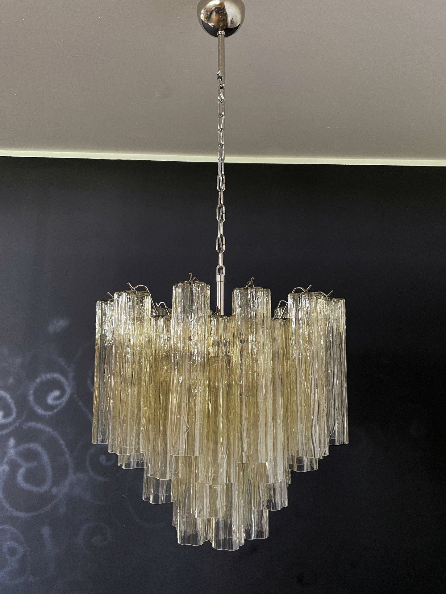 Muraano Yellow Chandelier 36 tubes