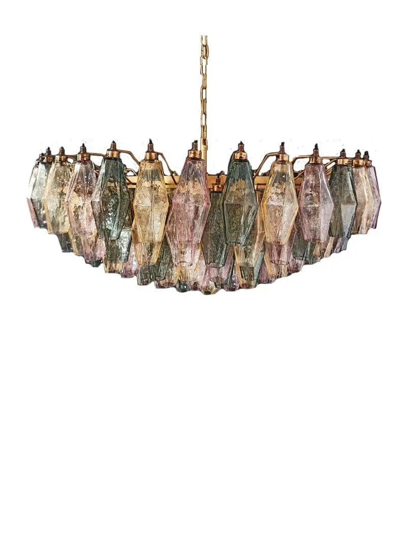 Muraano Poliedri Multi Chandelier 185 glass