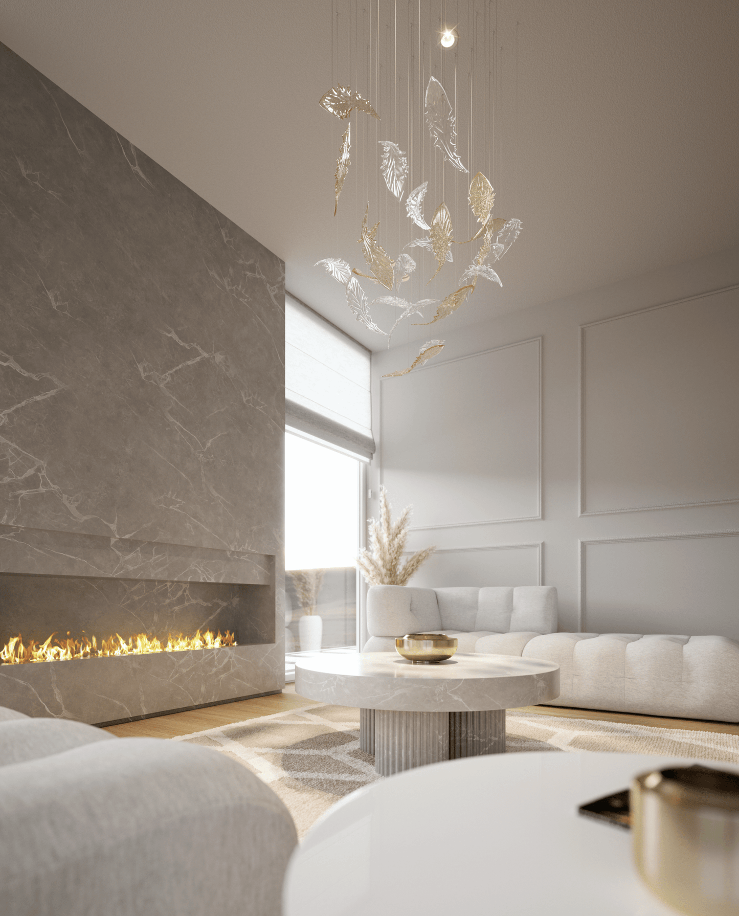 Nectaar Leaves Chandelier