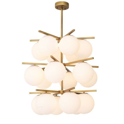 Noa Modern Brass Chandelier - [Brass]