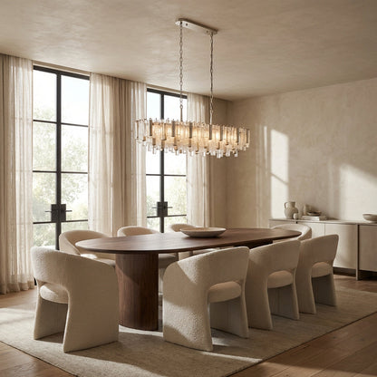 Nova Crystal Prism Linear Chandelier