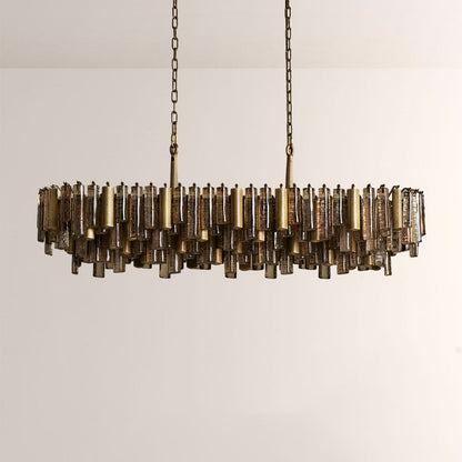Nova Crystal Prism Linear Chandelier